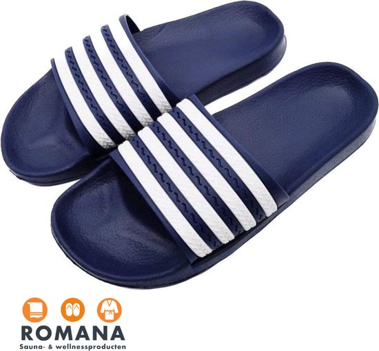 Chaussons de Sport rayés Blauw Wit - Taille 45