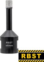 RBST Diamantboor 8mm - M14 aansluiting - Droog en Nat