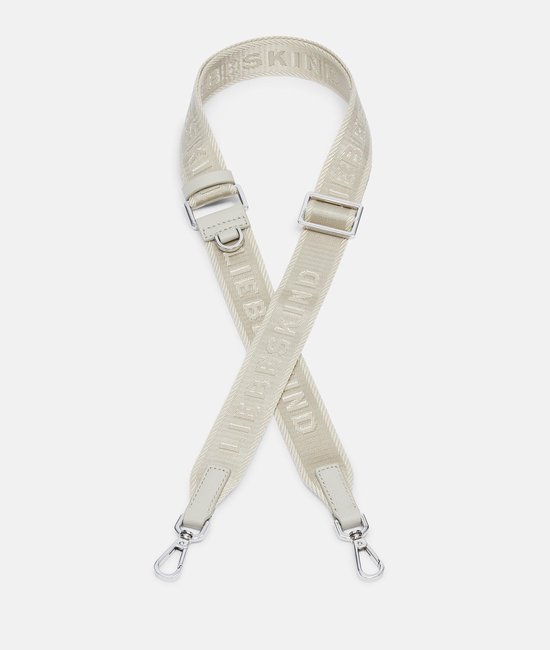 LIEBESKIND BERLIN Bandoulière de sécurité Accessoires pour sacs Logo Webbing Strap 3,2 cm Milk Écru