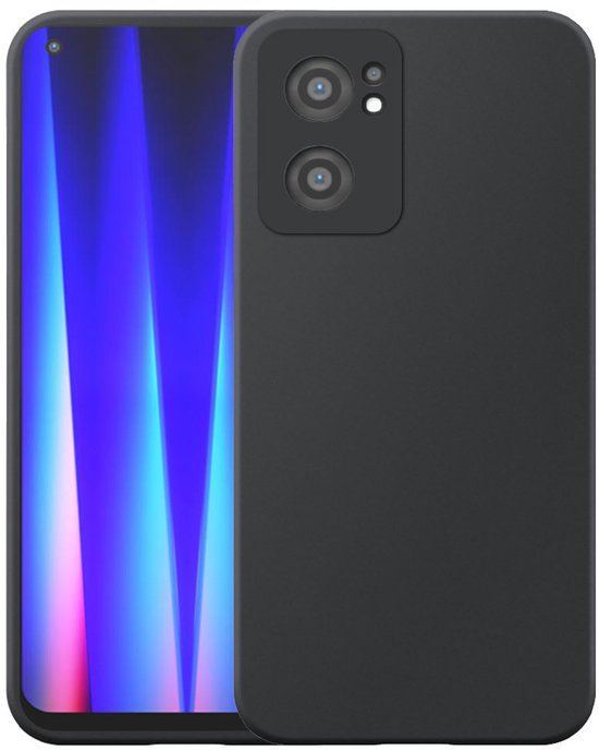 Coque de téléphone compatible avec OnePlus Nord CE 2 : coque arrière Flexible en Siliconen TPU Zwart - Compatible avec le smartphone OnePlus Nord CE 2 5G
