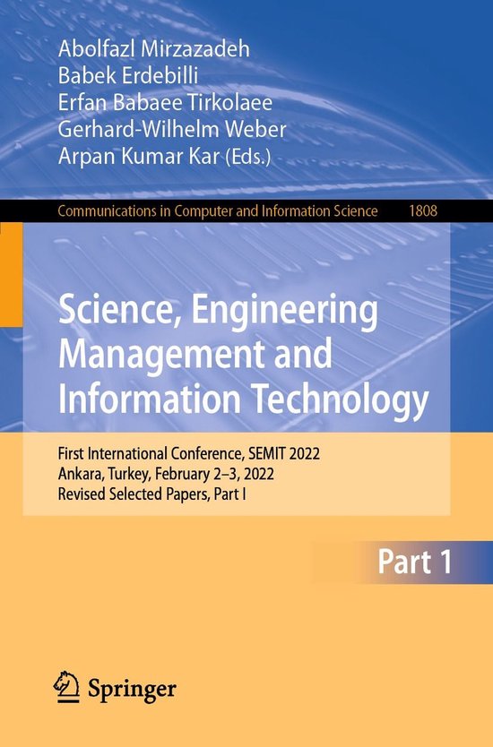 Springer Nature Proceedings Computer Science 1 - Science, En ... - cover