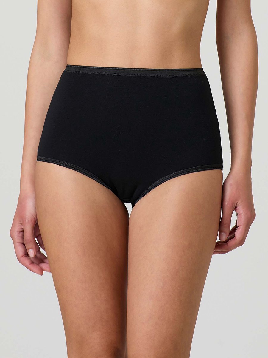 Jadea dames tailleslip - Culotte Donna - zwart - maat L - 1 pack