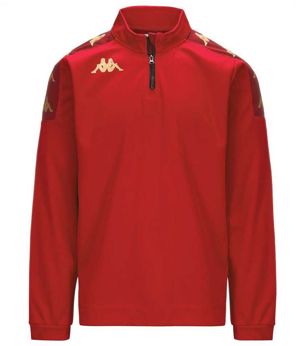 Kappa Gassolo Half Rits Sweatshirt Man Rood