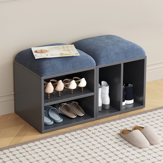 Banc de rangement Guyii, meuble à chaussures moderne et minimaliste, repose-pieds dans le salon, les bancs à chaussures sont - des sièges à l'entrée du couloir