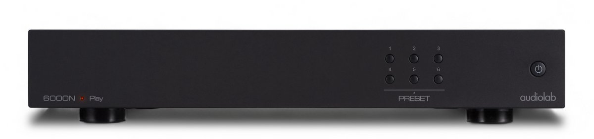 Audiolab 6000N Draadloze Streamer - Alles-in-één Hifi Streamer - Uitgebreide Aansluitmogelijkheden - Lossless Wi-Fi Streaming - Zwart