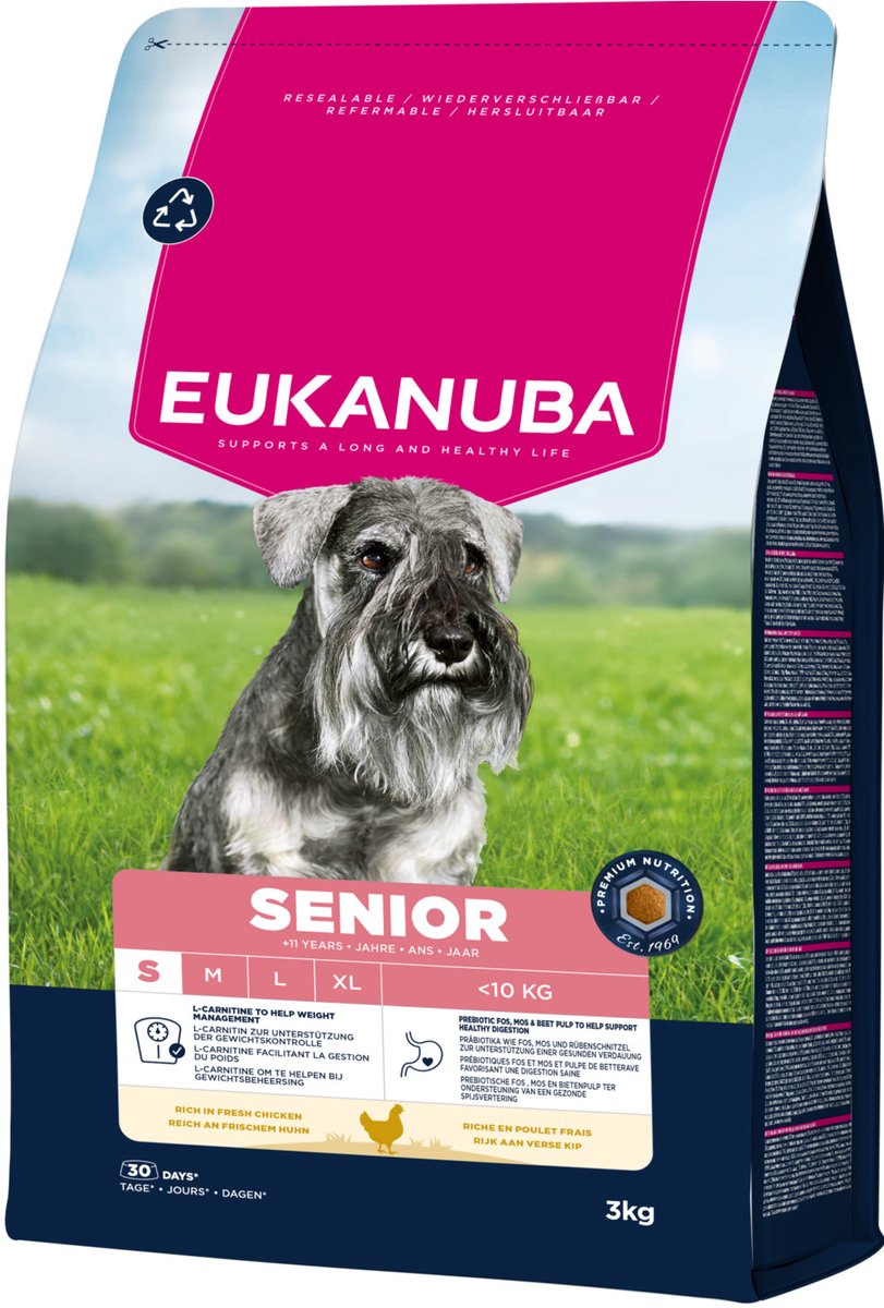 Eukanuba Senior Small kip hondenvoer 3 kg