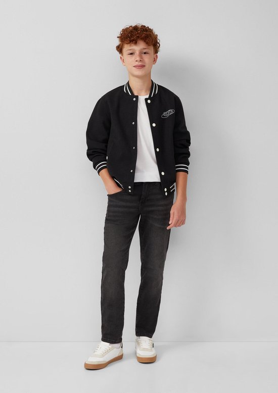 s.Oliver Slimfit Broek in Navy | ABOUT YOU