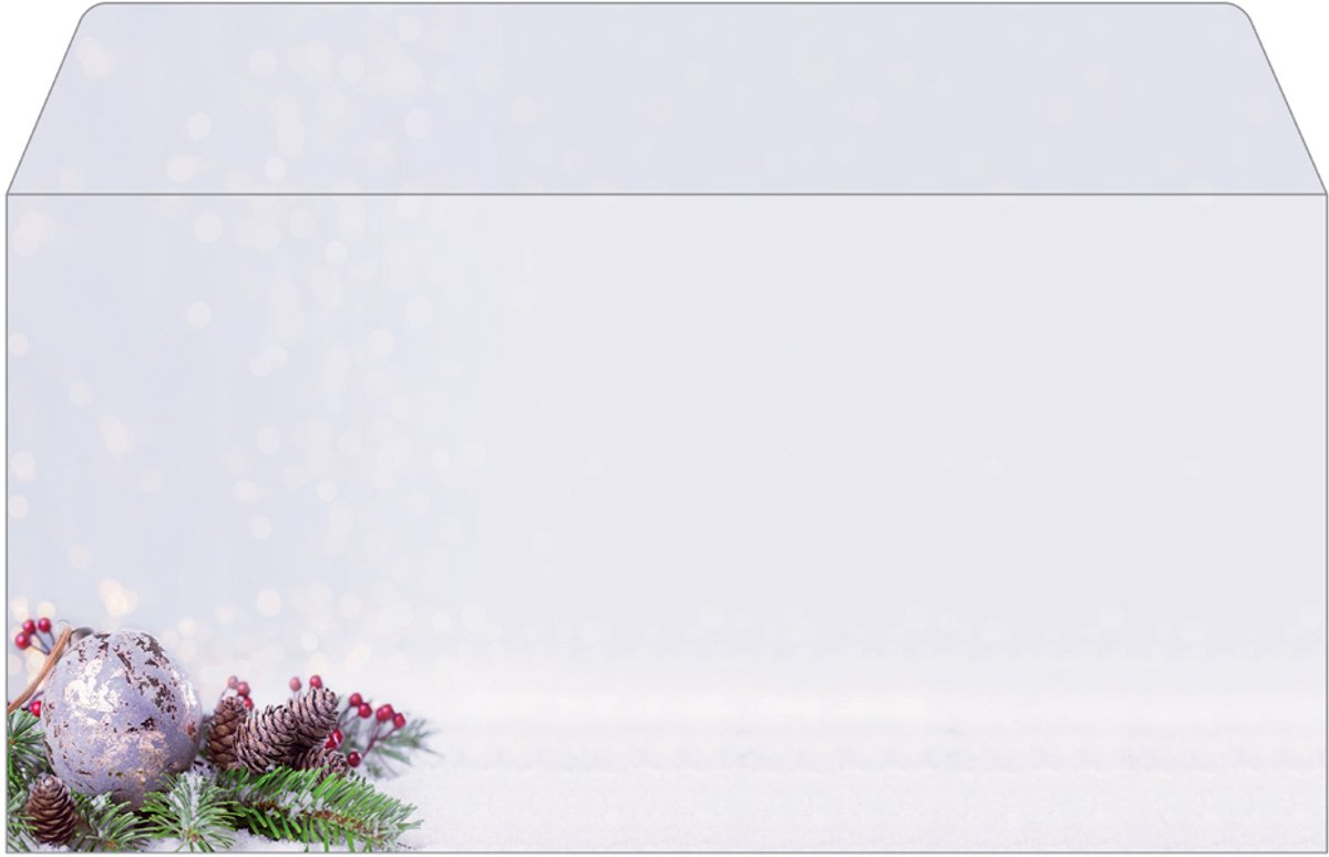 Kerstmotiefenvelop 'Charmante Kerst'