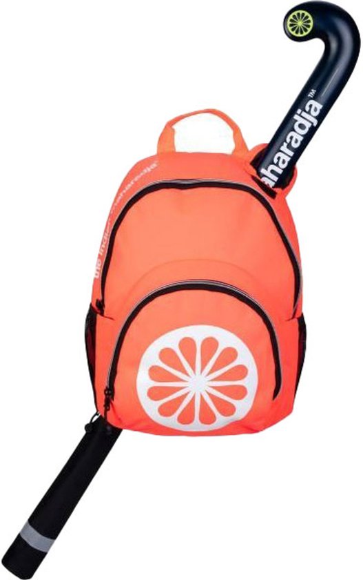 Sac à dos enfant Indian Maharadja CSX orange avec fleur blanche et crosse de hockey