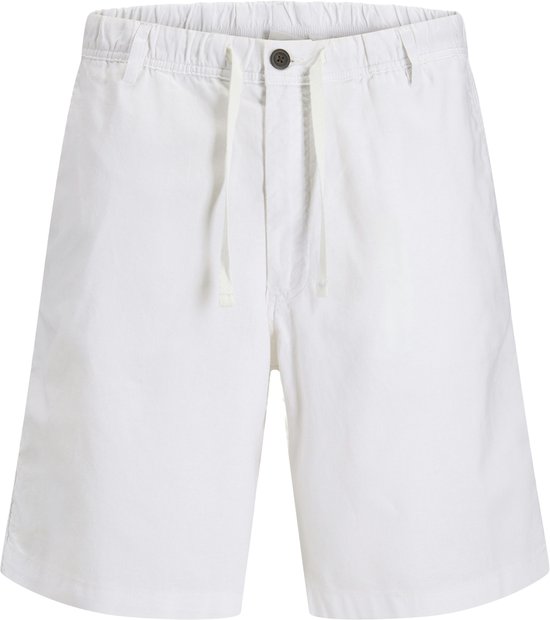 Jack & Jones Heren Short JPSTGORDON FUSION SWEAT SHORTS comfort/relaxed Wit XL Volwassenen