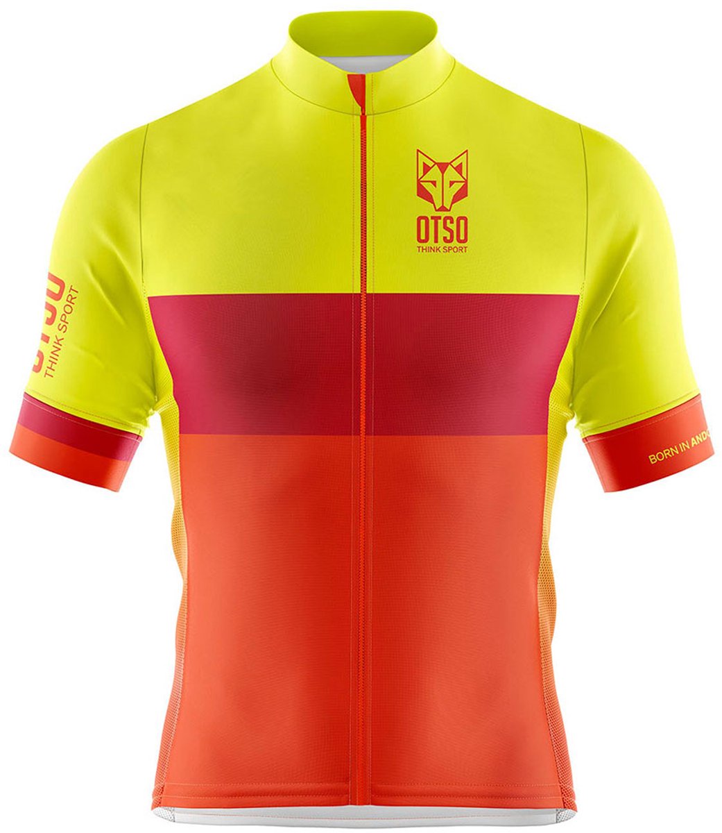 Otso Foc Korte Mouw Wielertrui Rood XL Man