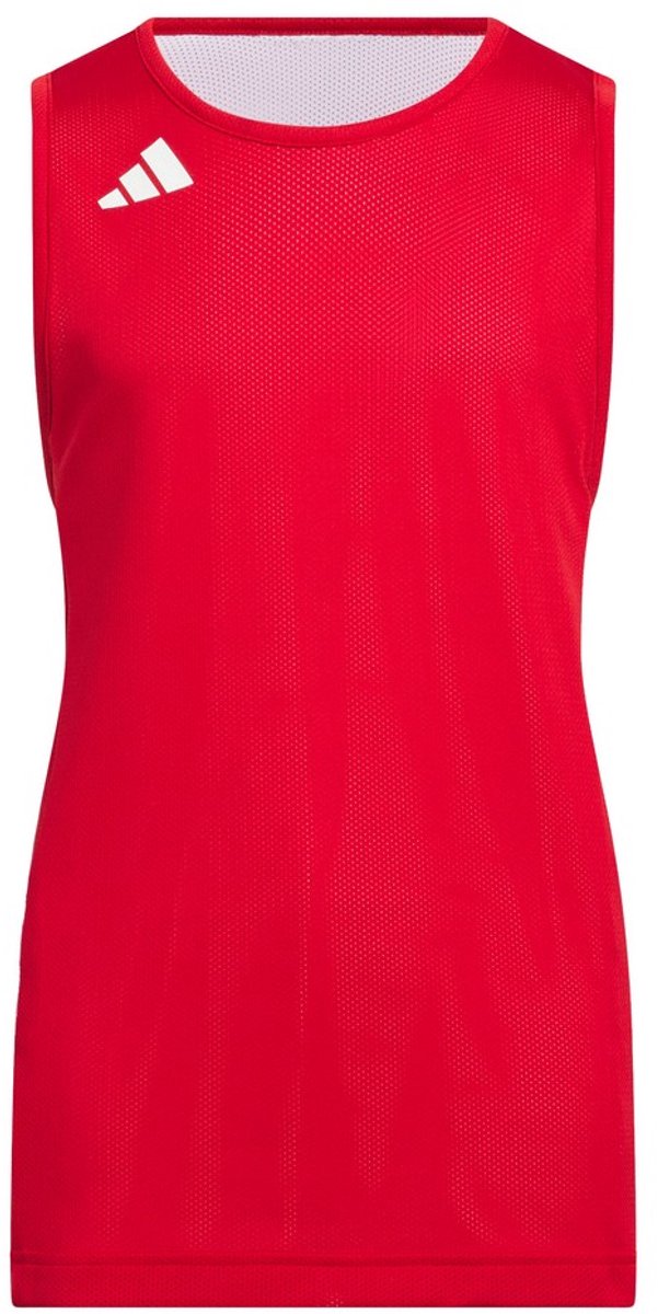 Adidas 3g Speed Reversible Basketball Aeroready Junior Mouwloos T-shirt 11-12 Years Kinderen Rood