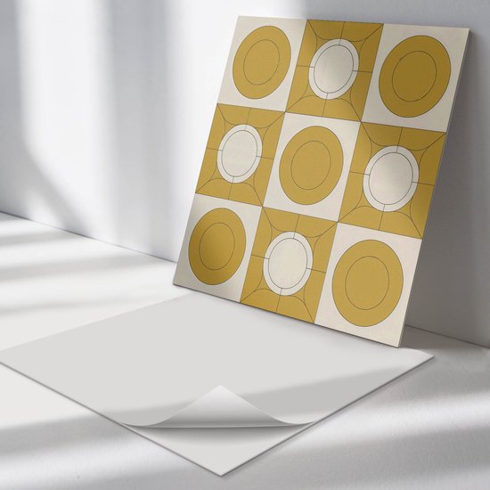 DEWOO Plaktegels Muur Plaktegels Keuken Tegels Schaakbord patroon voor Badkamer 10-stuks(30.5 x 30.5 cm