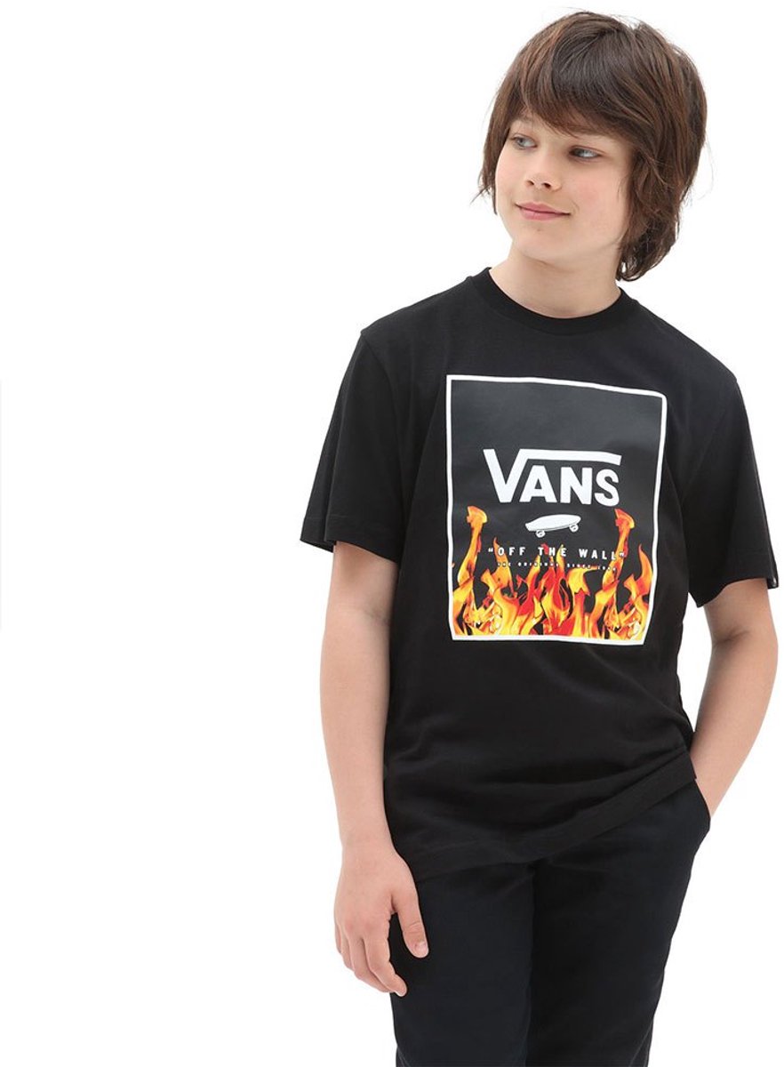 Vans By Print Box Boys T-shirt Met Korte Mouwen Zwart S Jongen