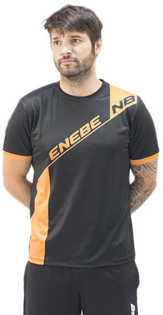 Enebe Ultra Pro T-shirt Met Korte Mouwen Zwart M Man
