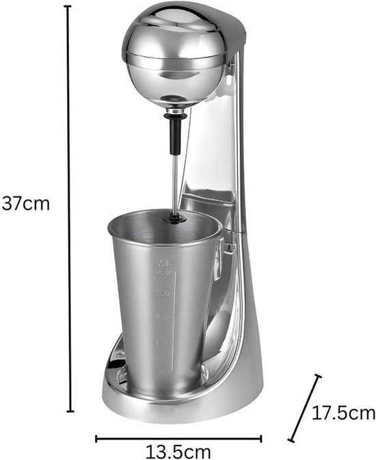 MKSS® Milkshake Machine - Milkshake Maker 8 in 1 - Milkshake Beker 650ML - 230V - Mixed Super Goed - Makkelijk voor Thuis - 65W van MKSS — afbeelding 4