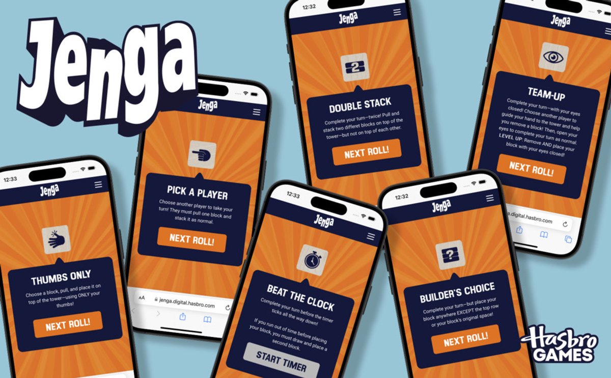 Jenga Vernieuwde Editie met digitale dobbelsteen Gezelschapsspel Officiële +6. — afbeelding 5
