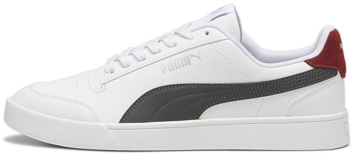 Puma Shuffle White / Shadow Gray / Intense Red