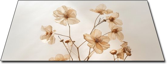 Papillon Protection induction - Tapis antidérapant - 80x52 - Branche de fleurs séchées