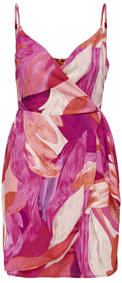 ONLY - ONLALMA LIFE POLY ISA WRAP DRESS AOP - Meisjes - Mini jurken