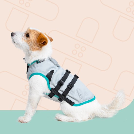 Suitical dry cooling vest hond zilver s 35-60x55-70 cm