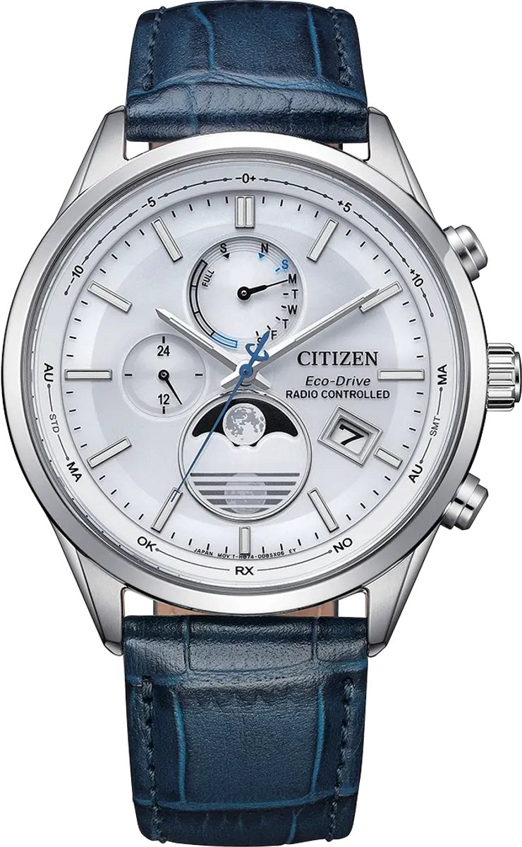 Citizen BY1030-09A Radio Controlled Moon Phase horloge