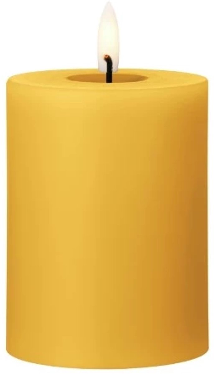 Ester & Erik Led Pillar kaars H10cm mango geel