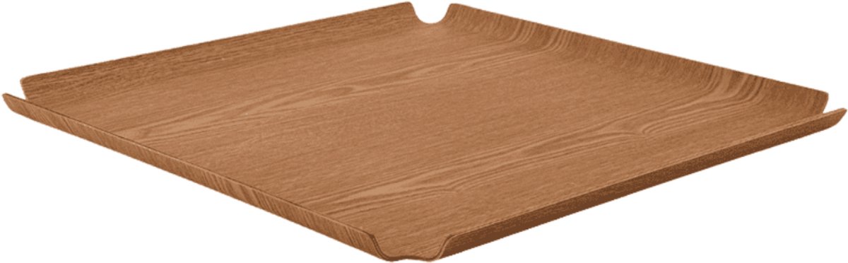 XLBoom Deck Tray 45x45cm Oak – Houten serveer- en display tray – Verkrijgbaar in Oak | Walnut | Black – Design dienblad met antislip & stapelbaar