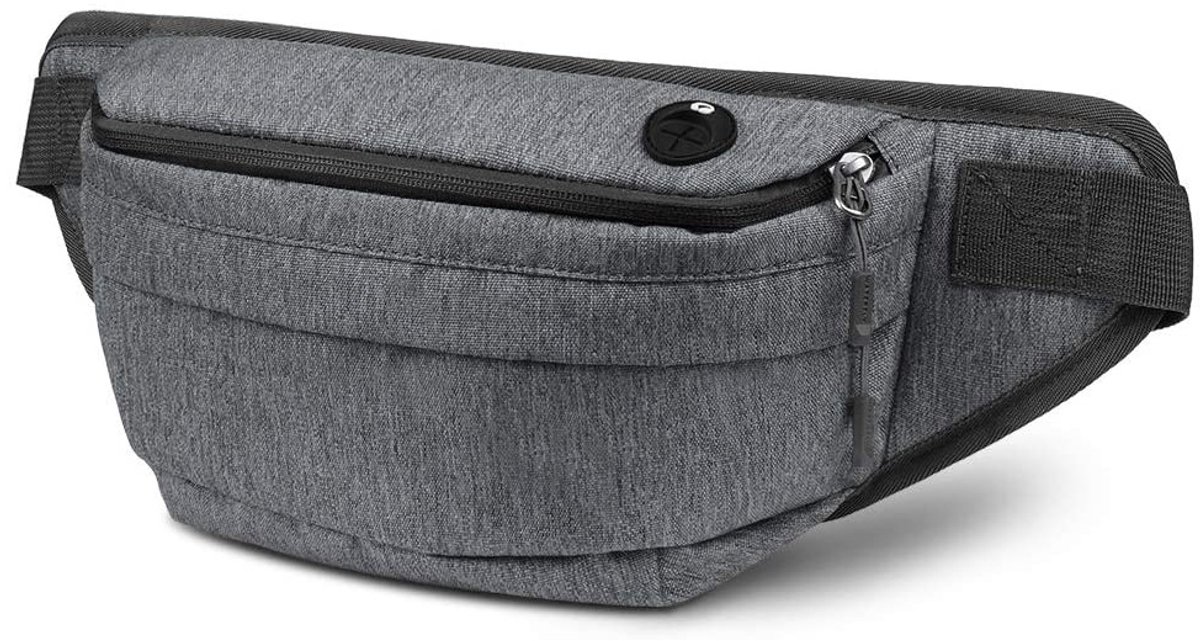 Gürteltasche-Nylon-Donkergrijs-42x15x11cm-Waterdicht