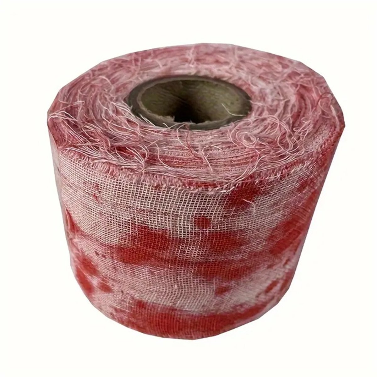 Halloween decoratie | Halloween slinger 10 meter - Bloederig verband - Bandage met bloed - Halloween versiering - Halloween kostuum accessoires man / vrouw / kind