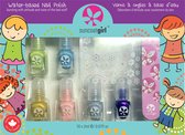 Suncoat Girl - Vegan veilige kindernagellak set op waterbasis