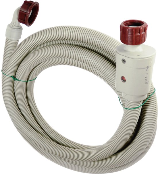 Tuyau d'alimentation pour machine à laver et lave-vaisselle-Raccord de 3.5 m-Angle de 3/4-Avec joint-Tuyau d'alimentation - Bricolage