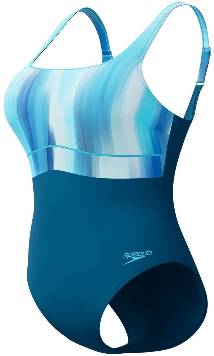 Dames zwempak uit 1 stuk Speedo Eco New Contour Eclipse Pr — afbeelding 4