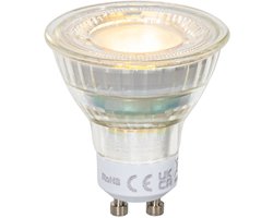 LUEDD GU10 50mm LED lamp helder 2.5W 450 lm 2700K