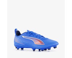 PUMA ULTRA 6 PLAY FG/AG Jr Unisex Sportschoenen - Ultra Blue-PUMA White-Glowing Red