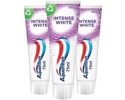 Aquafresh - Tandpasta Intense White - 3 x 75 ml - Voordeelverpakking