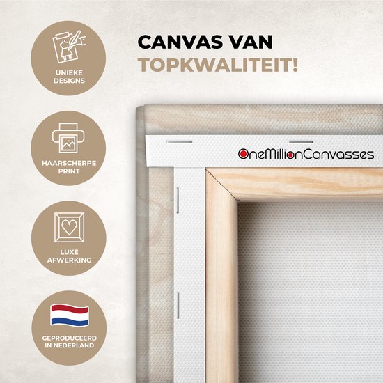 Toile Peinture Marbre - Citron Vert - Sable - Texture - 40x20 cm - Décoration murale