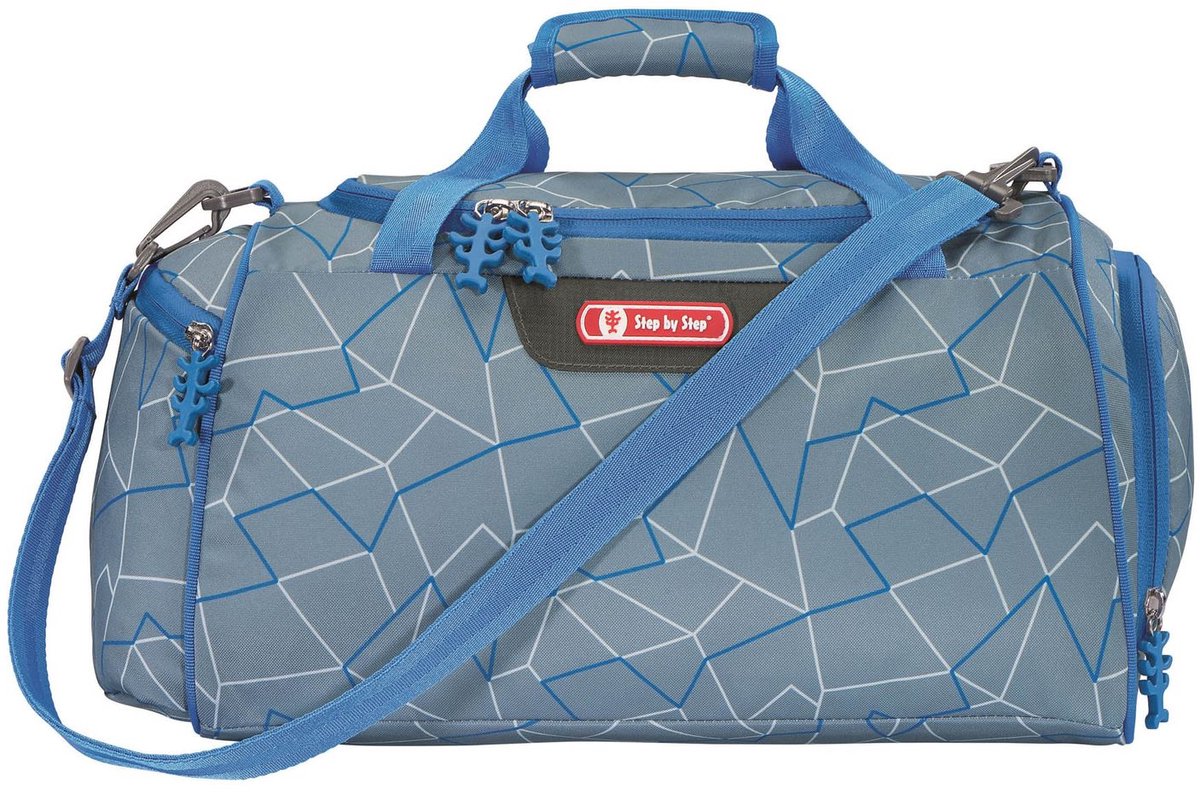 Step by Step sporttas Step by Step Sports Bag Police Truck grijs