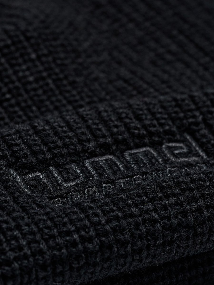 Hummel Half Rib Beanie 229873 Zwart