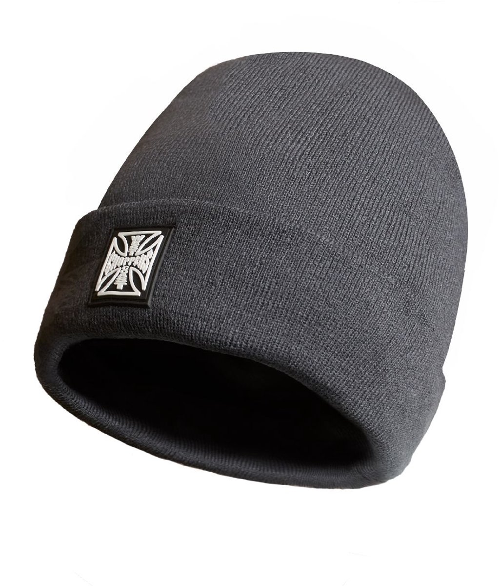 WCC West Coast Choppers Beanie Patch Grijs