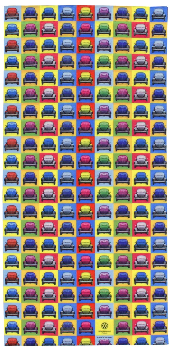 BRISA VW Collection - Volkswagen unisex buisvormige sjaal-bandana-halssjaal-stormkap-multifunctionele mond-neusbescherming in Kever-design (multicolor)
