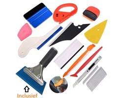 TLVX Professionele Auto Wrap en Ramen Blindeer Gereedschap Set / Autoruit Blinderen Folie Gereedschap / Auto Wrap Gereedschap set / Car Wrapping / Huis / Zonwering / Tools voor Folie plaatsen / 22 delig