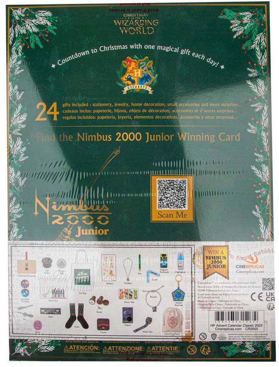 Cinereplicas Harry Potter Adventskalender 2023 - Wizarding World – foto 3