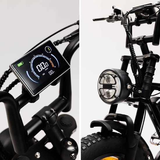 Fatbike - Zwart - 250W - Incl. Garantie - Model 2025 van SENSAH — afbeelding 3