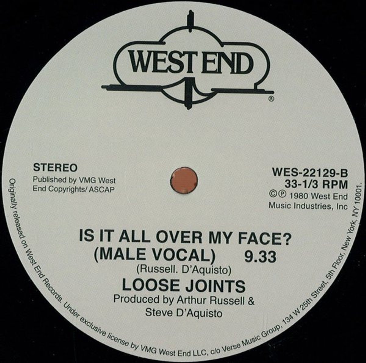 Loose Joints - Is It All Over My Face
