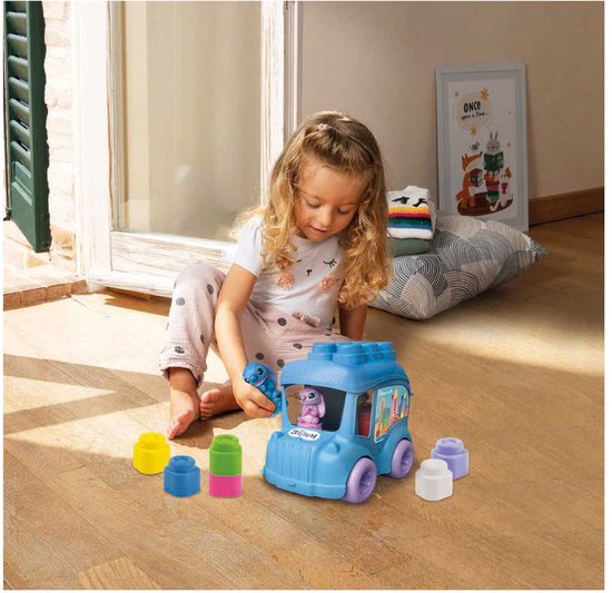 Clementoni - Soft Clemmy - Stitch Activiteiten bus - Sensorische blokkenset - Vanaf 6 maanden van Merkloos — afbeelding 5