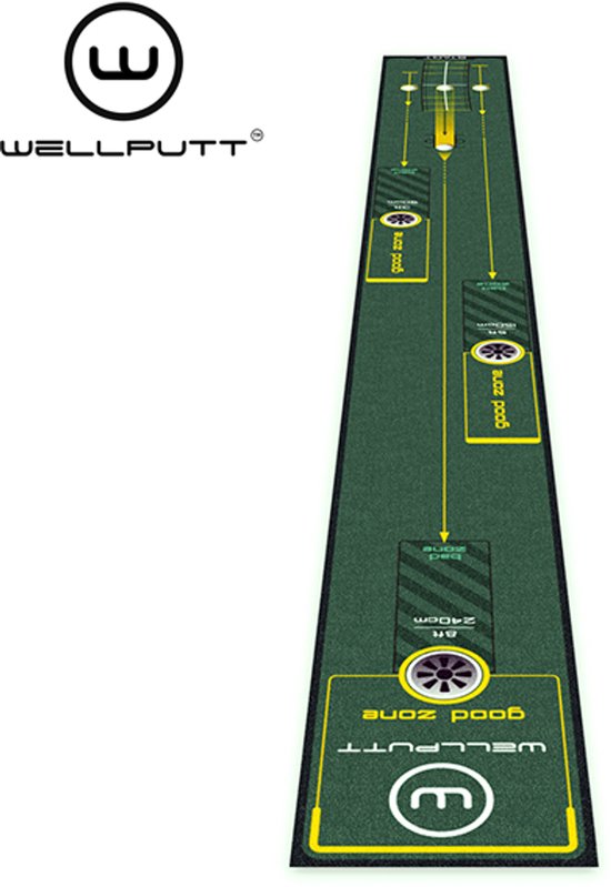 Wellputt Putting Mat 300cm x 35cm van Merkloos — afbeelding 5