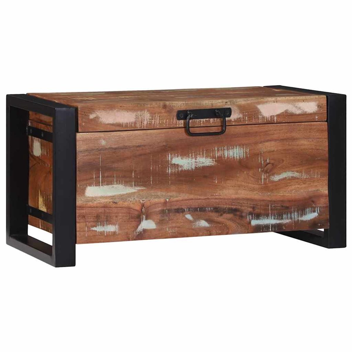 vidaXL - Opbergkisten - Multikleur - 60 - x - 30 - x - 30 - cm - Massief - gerecycled - hout
