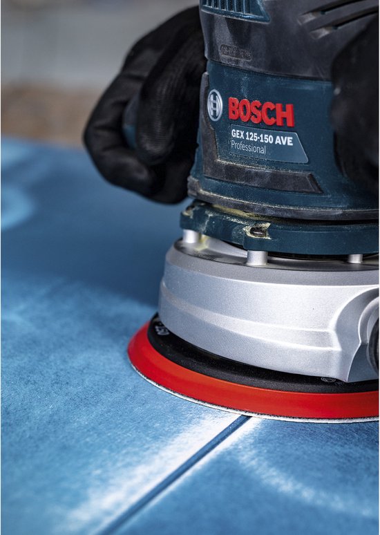 Bosch EXPERT C470 Schuurpapier – 125 Mm, K220, 8-gaten, 50 Vel, Voor Verf, Hardhout En Gladmaken