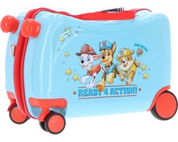 Paw Patrol Ride-On Trolley - Hardcase - Kinderen - Blauw - Reistrolley